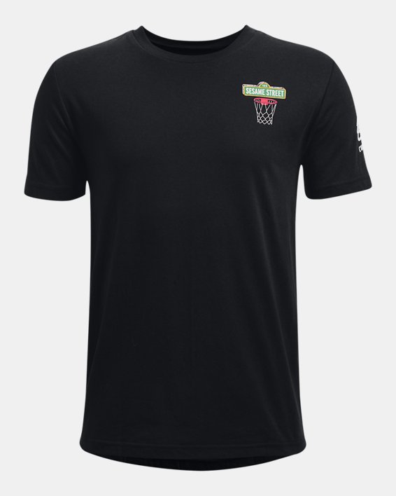 Boys' Curry Sesame Street Short Sleeve T-Shirt, Black, pdpMainDesktop image number 0